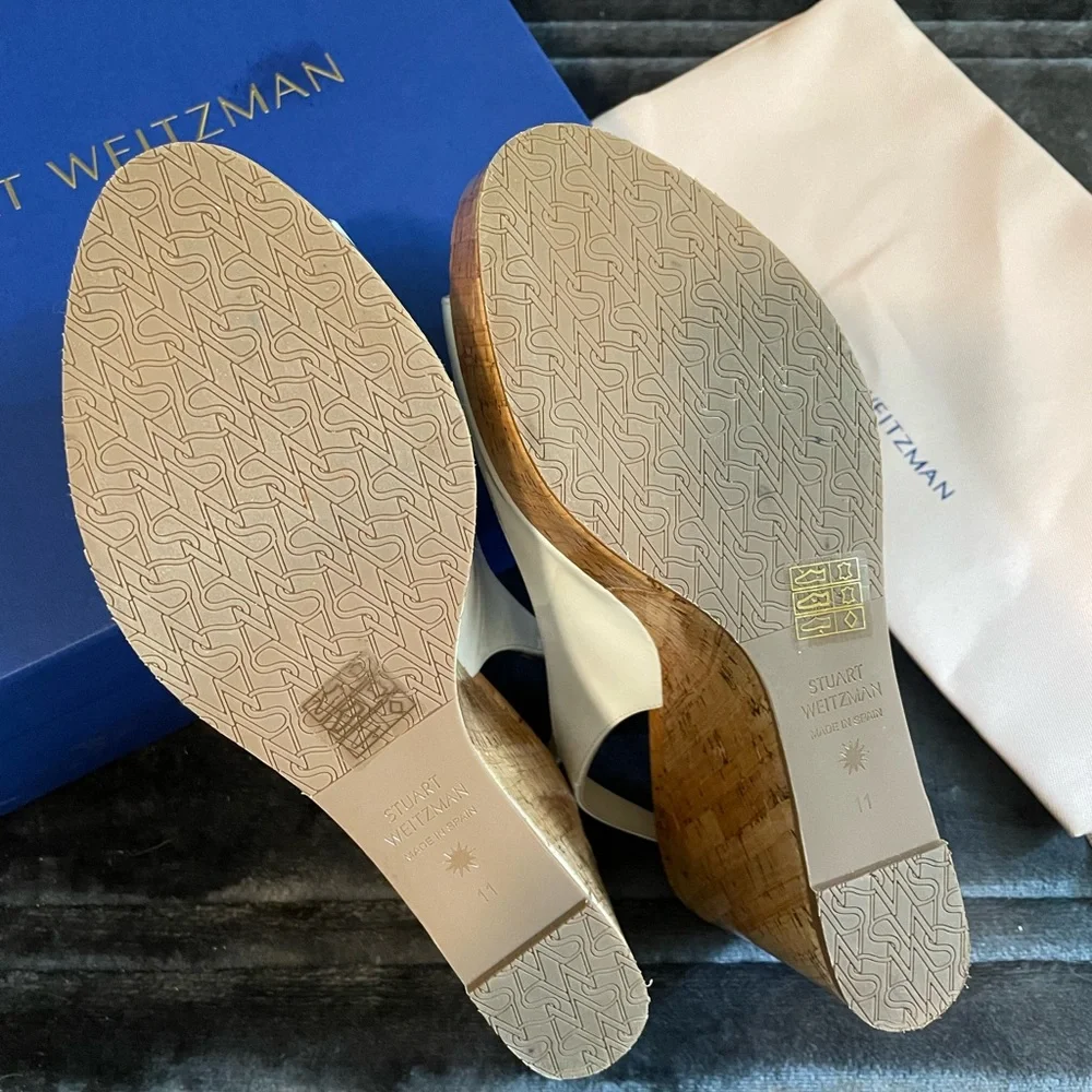 Stuart Weitzman 🤍 Riveria Platform Wedge, Women’s Size 9 - Picture 7 of 8
